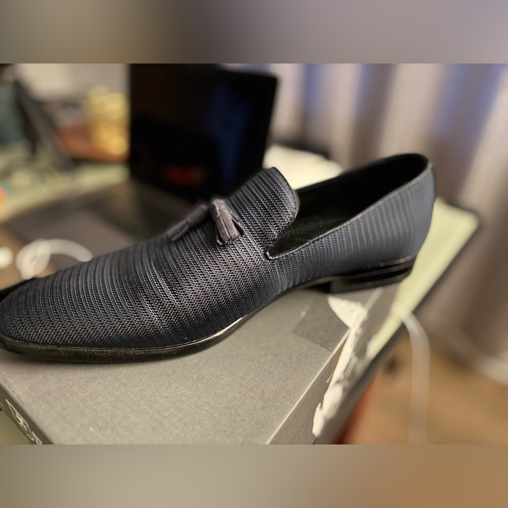 New WO Tags- Stacy Adam’s Men’s Navy Tazewell Tassle Loafer size 11.5